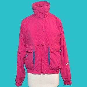 Helly Hansen LIFA Vintage Hot Pink Light Weight Shell Jacket Size M Preowned